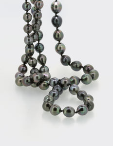 Long Tahitian Pearl Necklace