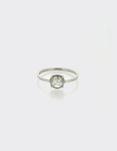 Rosecut diamond ring